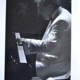 "piano pianist" original anonymous black & white photo