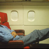 Fauteuils d'avion business class airfrance vintage 80's