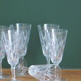 6 VMC champagne flutes in very good condition