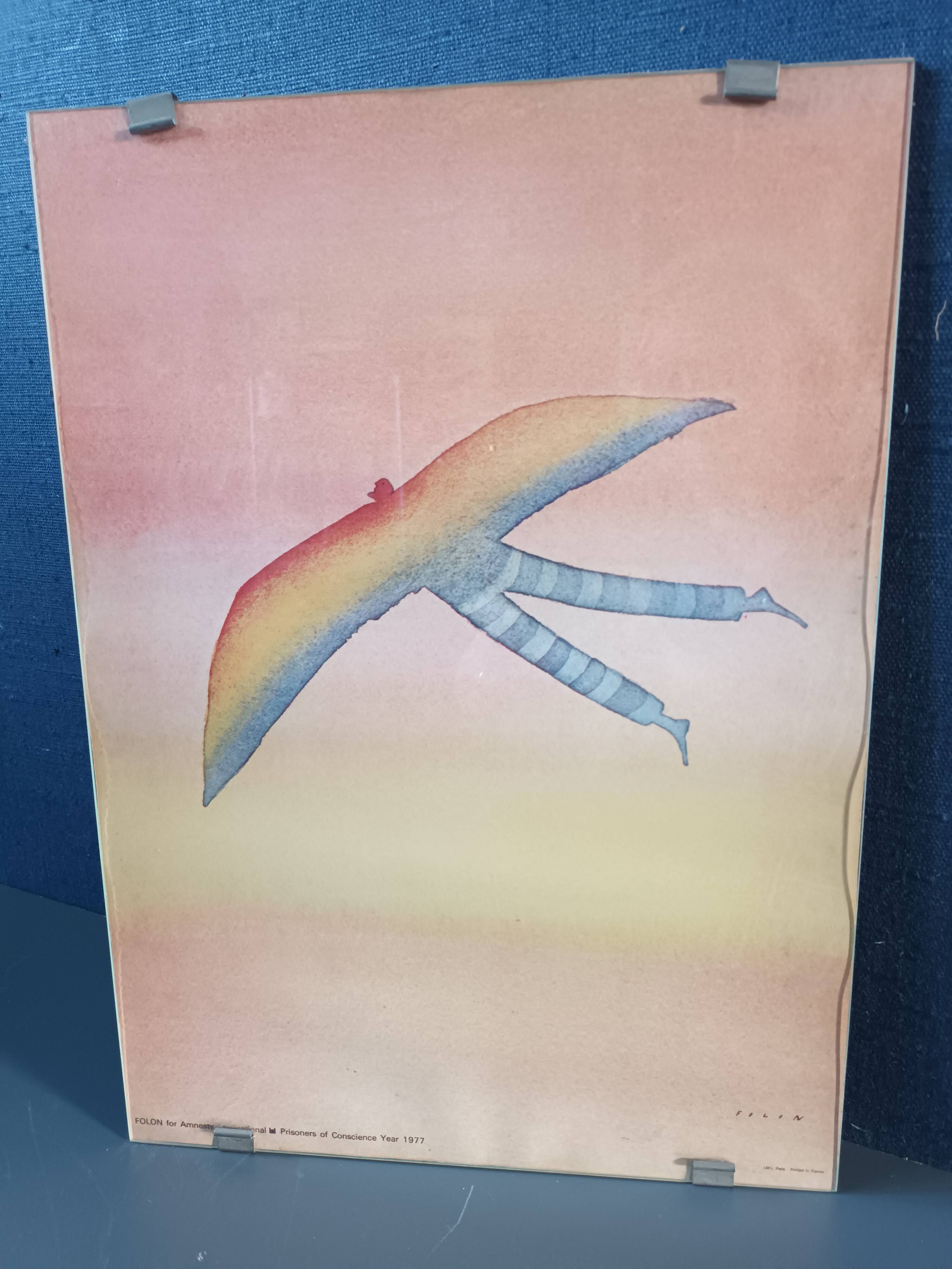 Affiche folon  1977