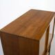 Mid Century Cherry and Teak Linen Cabinet, 1960s