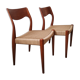 Vintage Niels Otto Møller 1950s chairs