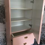 Powder pink bathroom furniture
