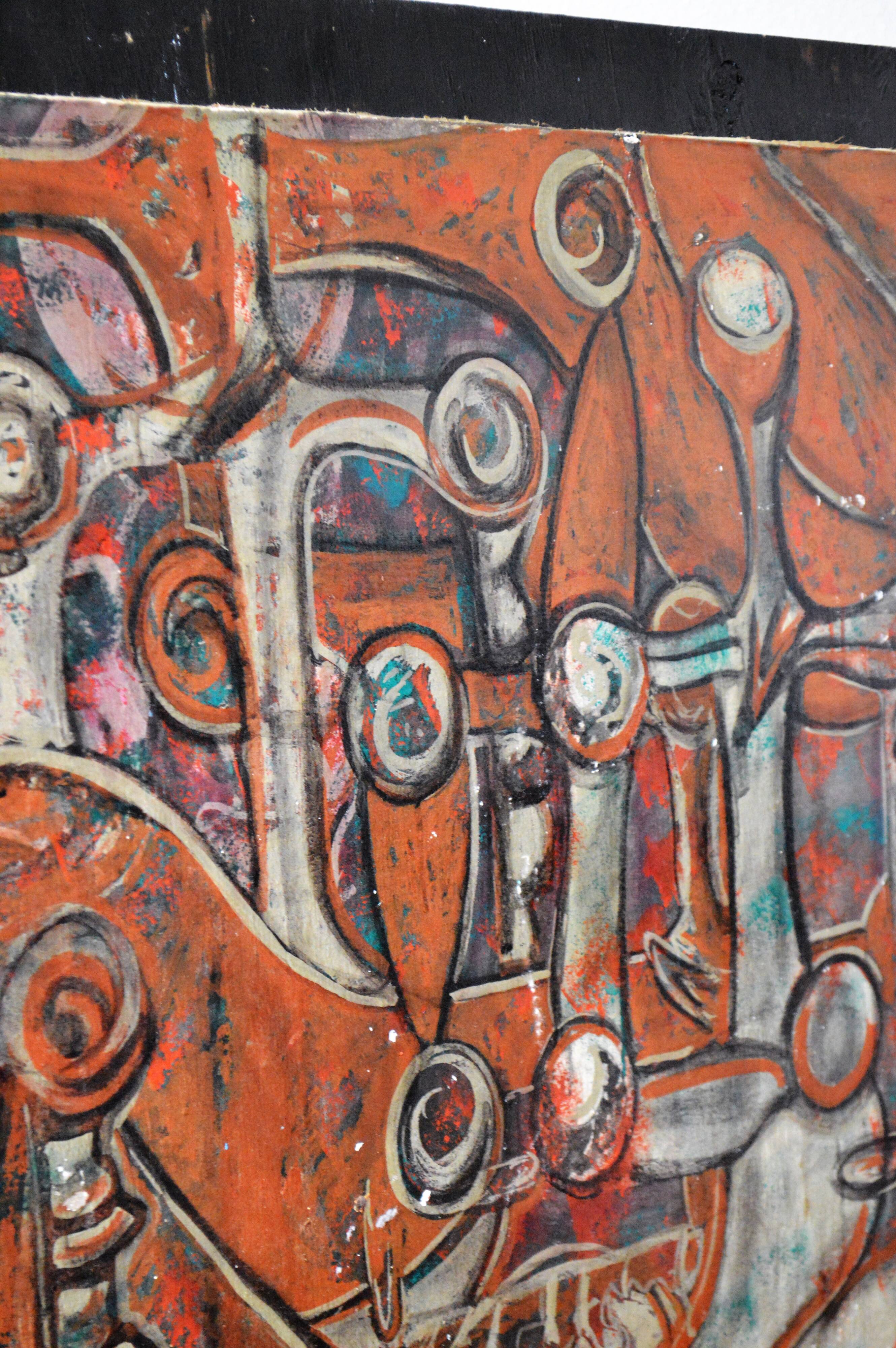 Painting on canvas german