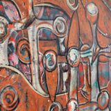 Painting on canvas german
