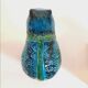 Cat statue, vintage, Aldo Londi for Bitossi, Rimini blue series