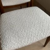 Series of 4 Scandinavian chairs from the 60s