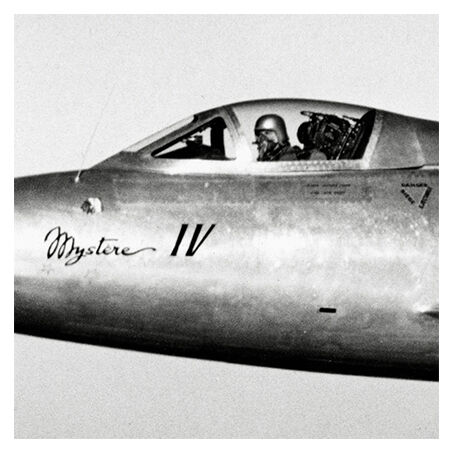 The most beautiful aircraft ever designed, the Mystère IV