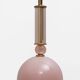 Pair of Geometric Murano Glass Table Lamps in Pink and Green,Sottsass Style