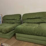 Paire de chauffeuse années 70