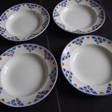 4 Onnaing hollow plates