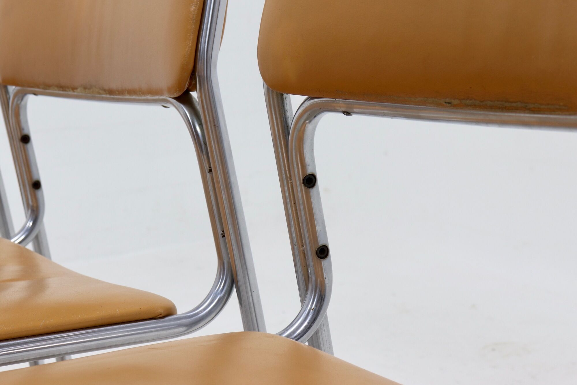 Set of 6 SE09 Dining Chairs by Walter Antonis for 't Spectrum 1970s