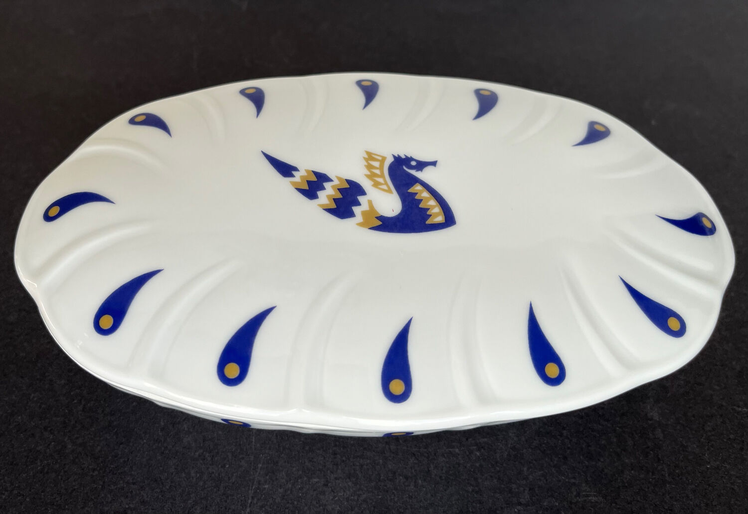 Bernardaud porcelain candy box for Air France