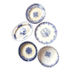 5 large serving plates, French production