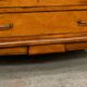 Vintage Scandinavian chest of drawers in solid oak, 1960s.
