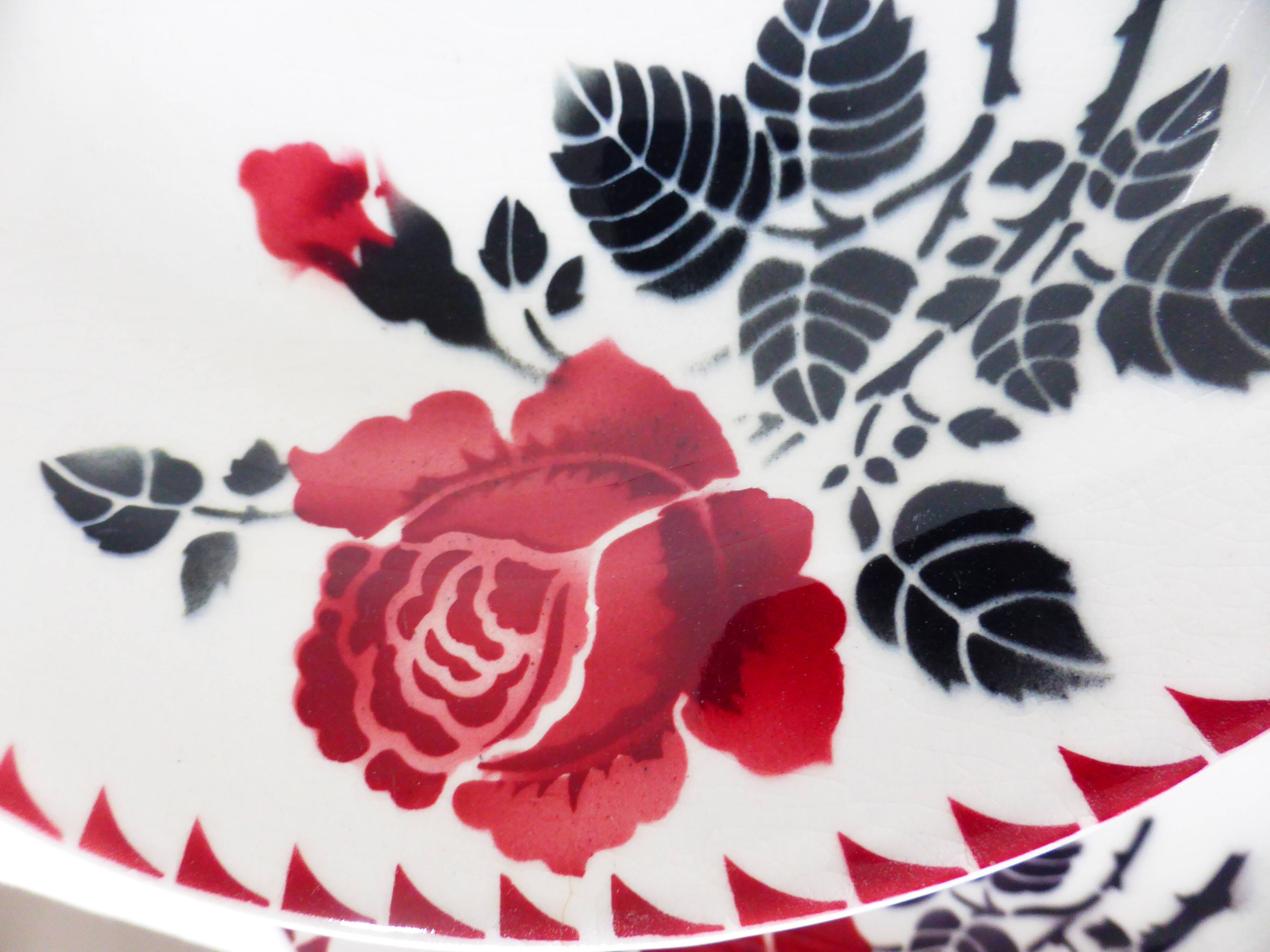 5 soup plates from St Amand Café Mars 210428