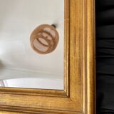 Antique gilded wood mirror 50x60cm