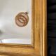 Antique gilded wood mirror 50x60cm