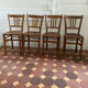 Ensemble de 4 chaises bistrot Luterma