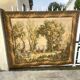 Large Gobelins tapestry wall hanging, Jules Pansu, pastoral scene
