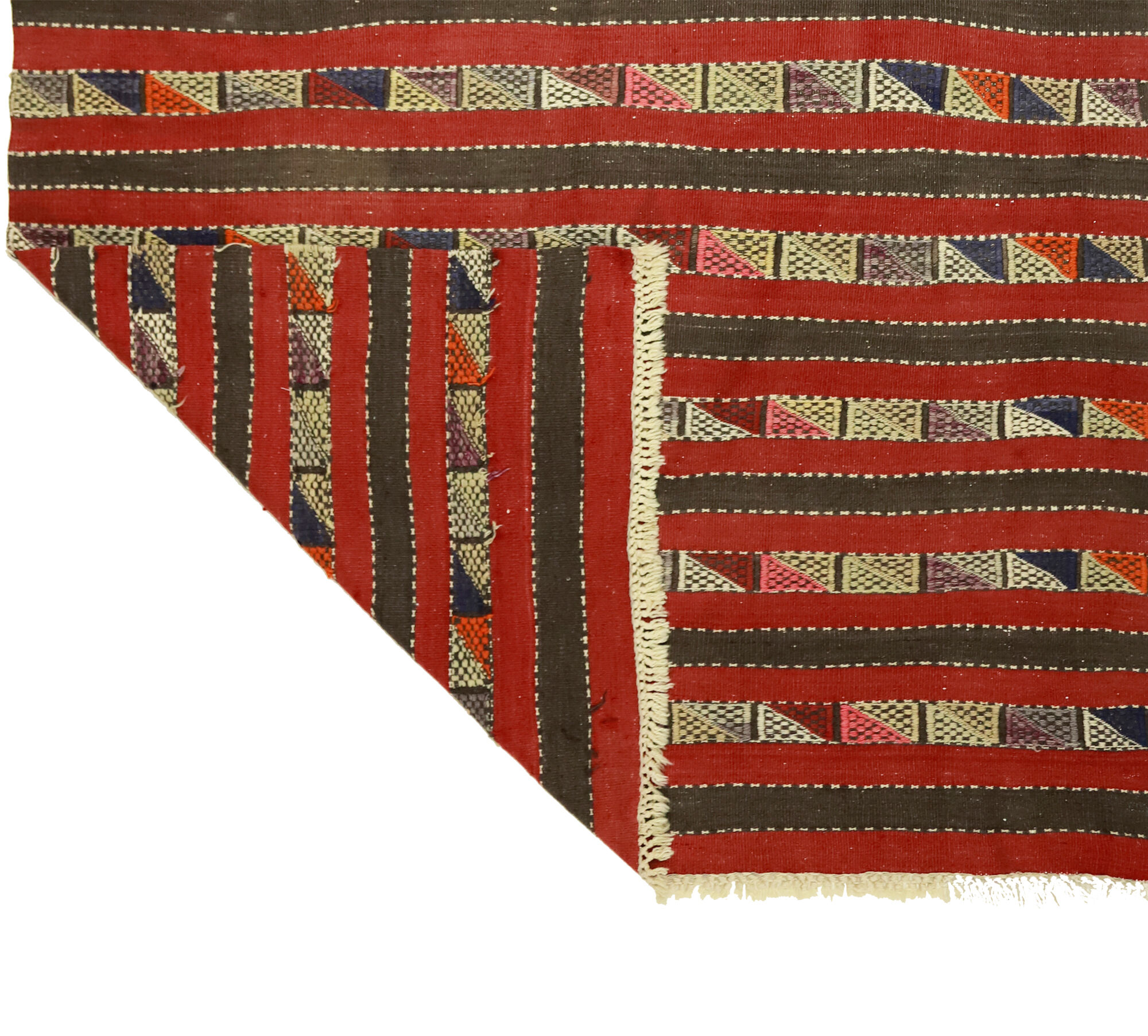 Anatolian handmade kilim rug 260 cm x 160 cm