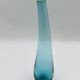 Curved glass bud vase