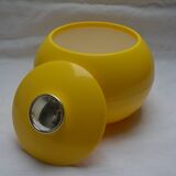 Vintage 70s yellow ice bucket