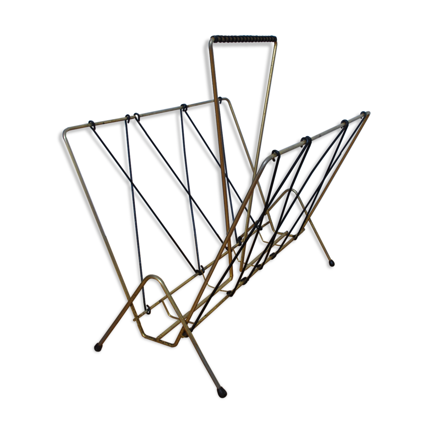 Magazines door scoubidou gold metal