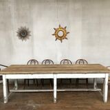 Vintage farm or workshop table early 20th century design