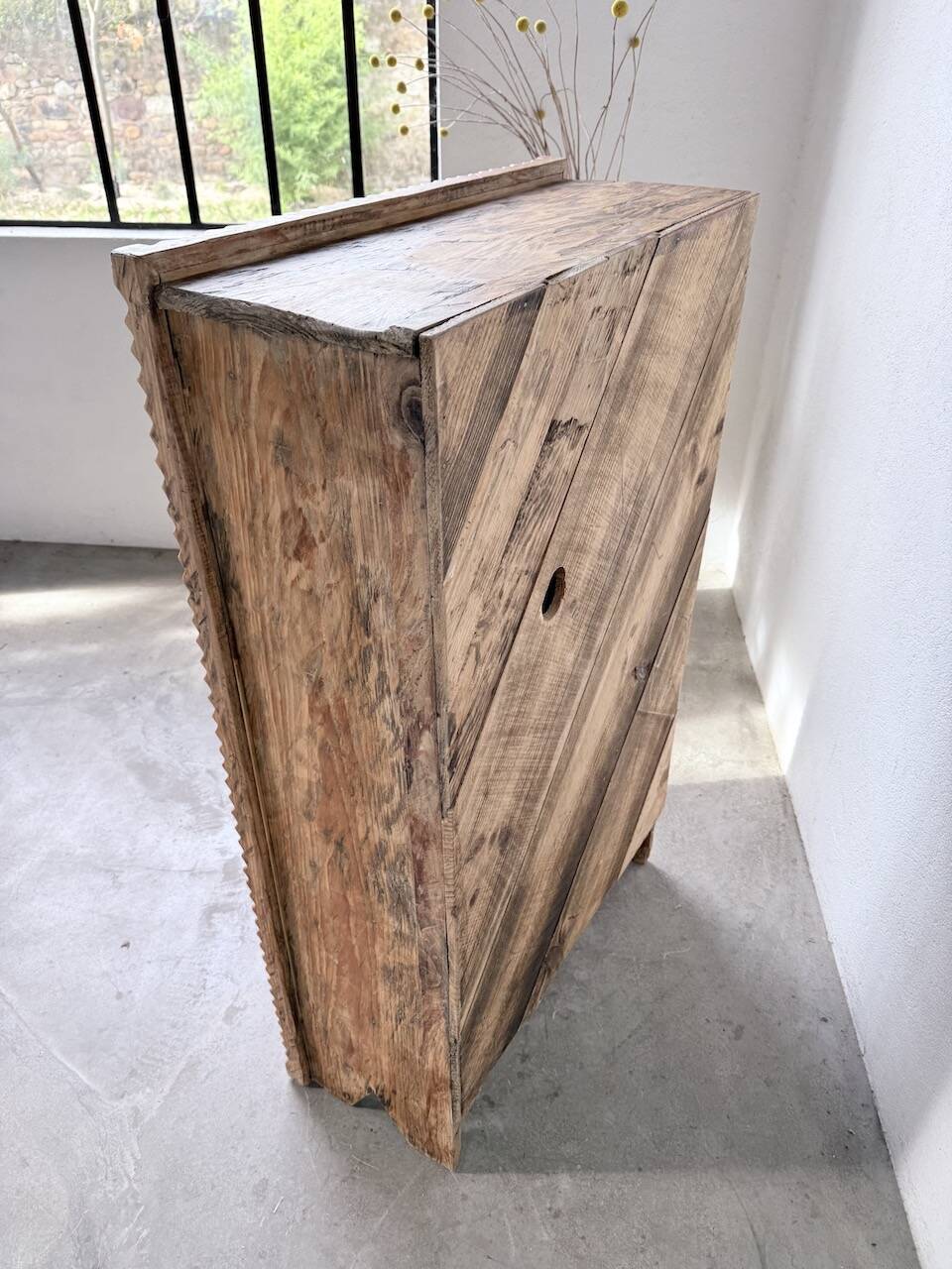 Small cabinet in folk art style