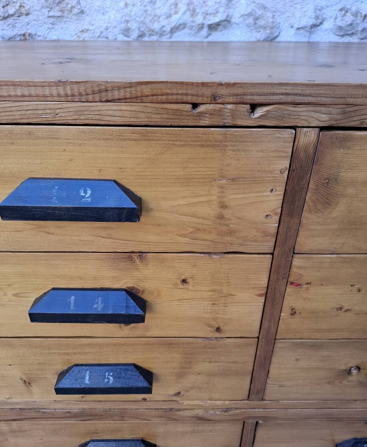 Craft cabinet with drawers