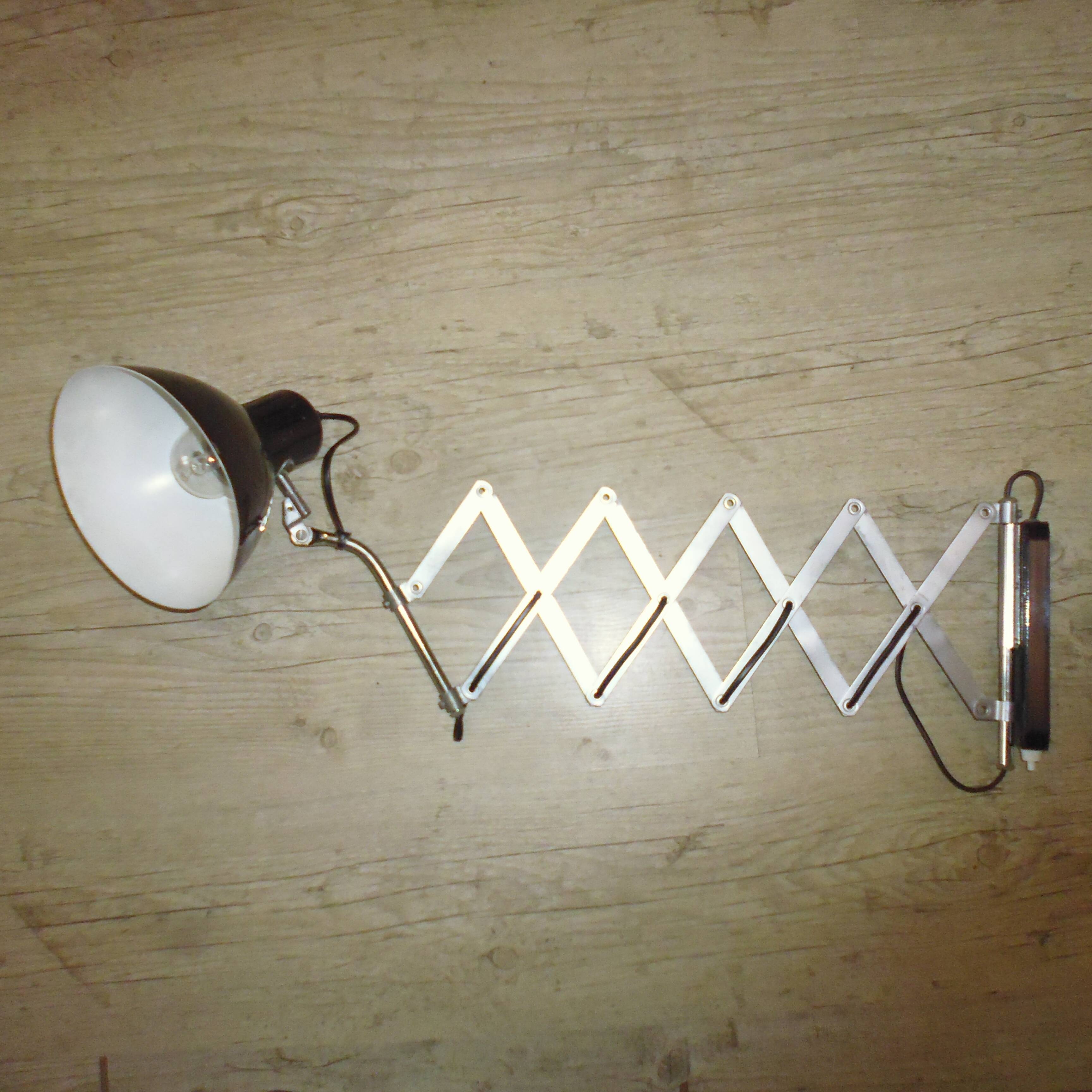 Former workshop lamp wall accordion 60-70s