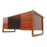 Large rosewood desk / 1960s executive desk