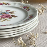 5 dessert plates Orchies Moulin des Loups