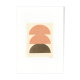 Painting on paper, dated and signed without frame