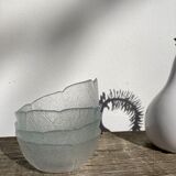 4 cups bowls transparent glass sheets