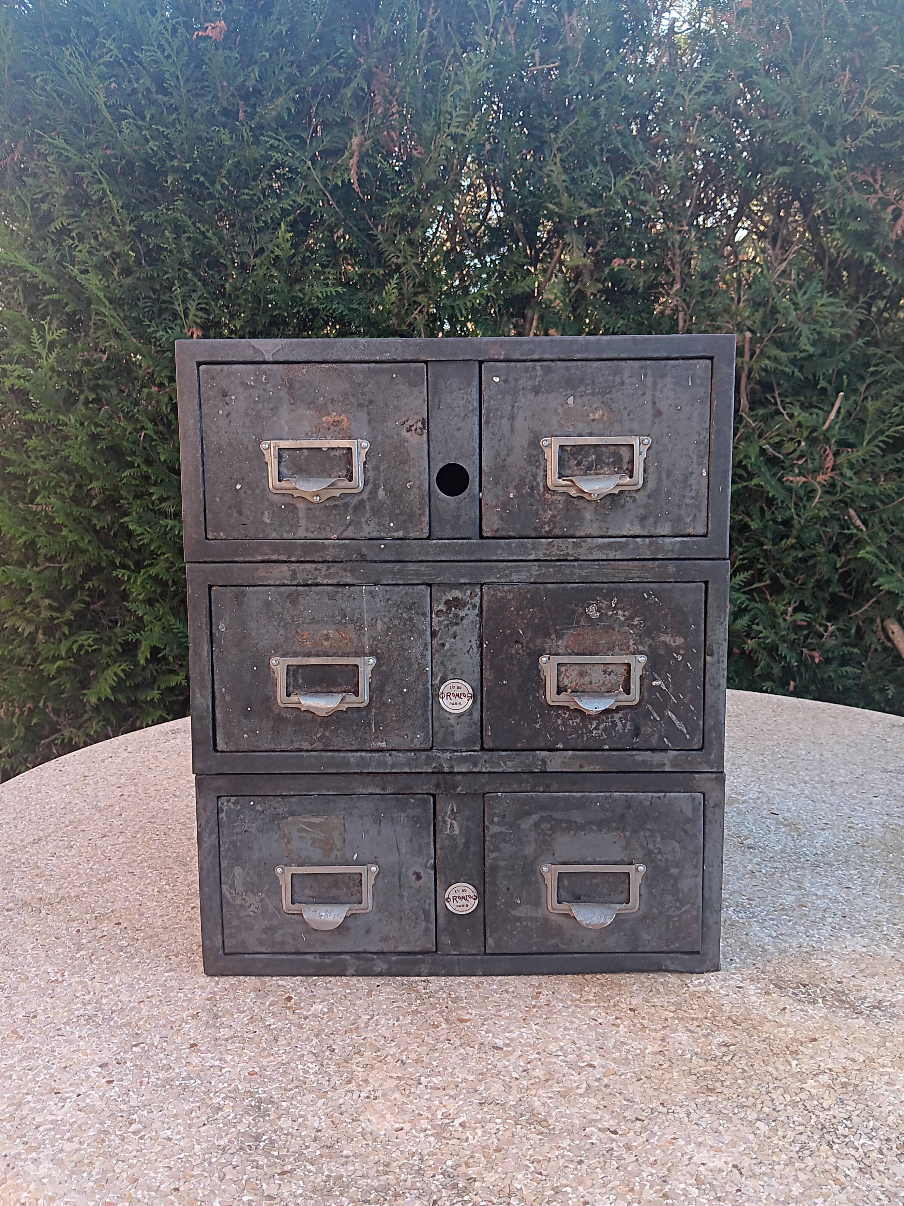 Industrial drawer furniture Ronéo