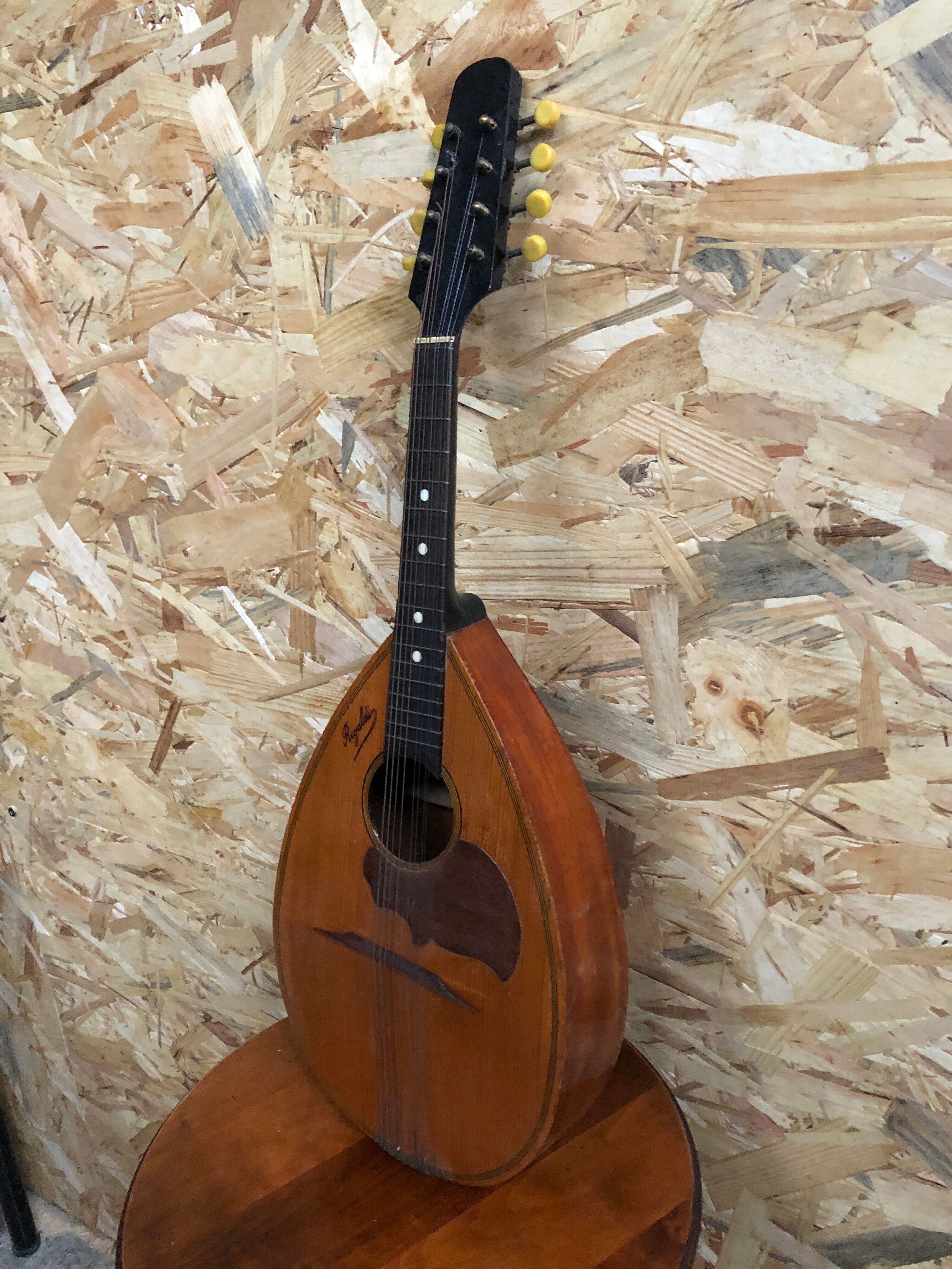 Ancienne mandoline rigaldi bois