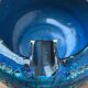 Vintage Italian Ashtray Rimini Blue in Ceramic by Aldo Londi for Bitossi