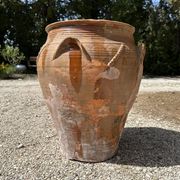 Jarre poterie en terre cuite ancienne