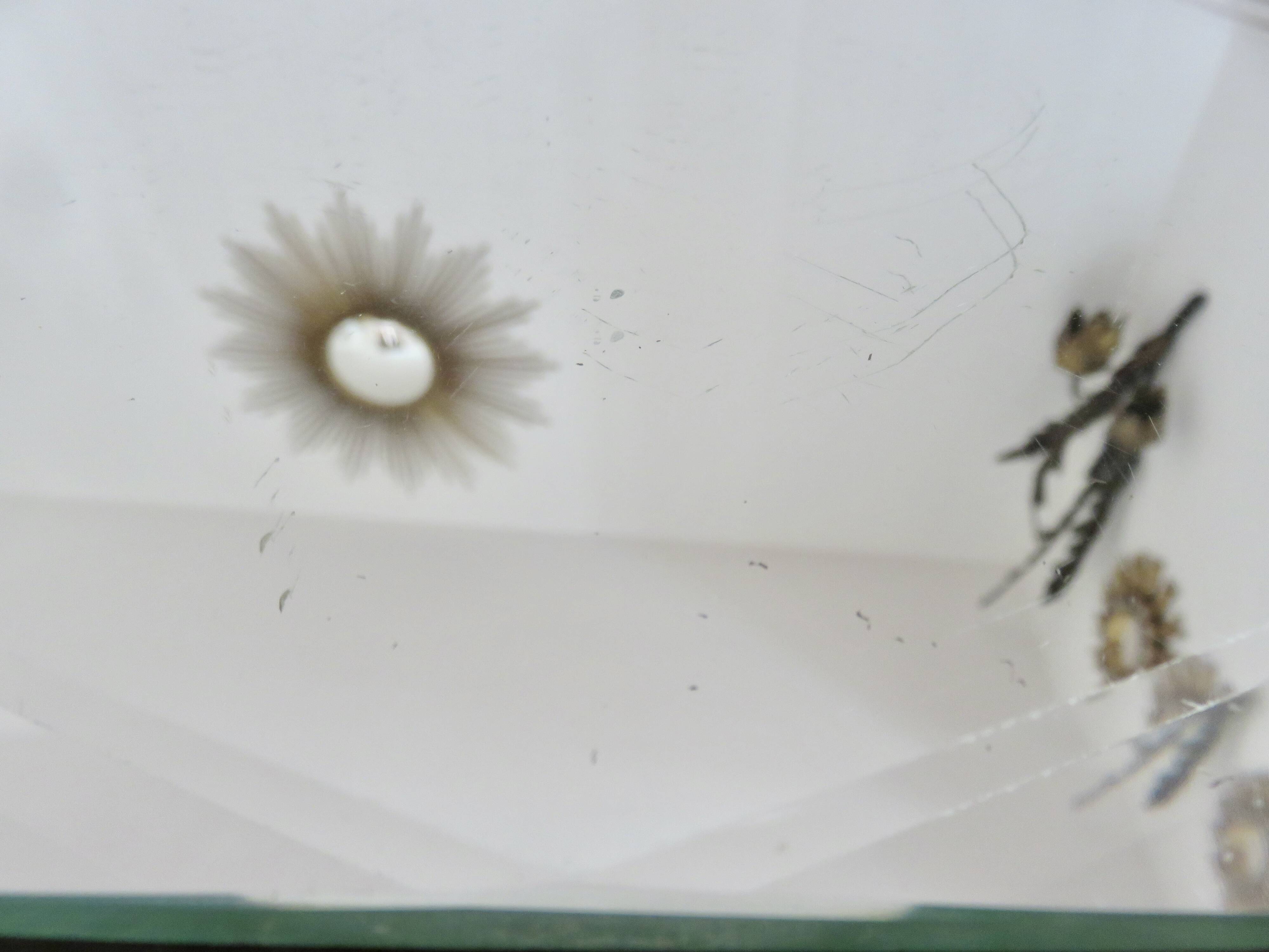 Miroir octogonal biseauté, années 40-50