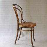 Chaise Bistrot cannée type Engelstuhl par Hofmann Autriche