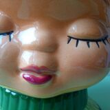 Vintage ceramic head, 70s