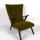 Wingback armchair, Modernist design 1960s – Rare original piece
