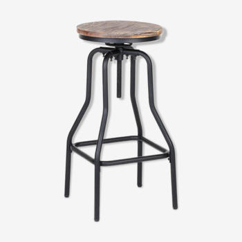 Industrial style bar stool