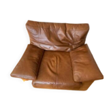 very comfortable leather armchair