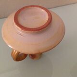 Cellar rat candle holder in beige ceramic from Vallauris, vintage 60s-70s