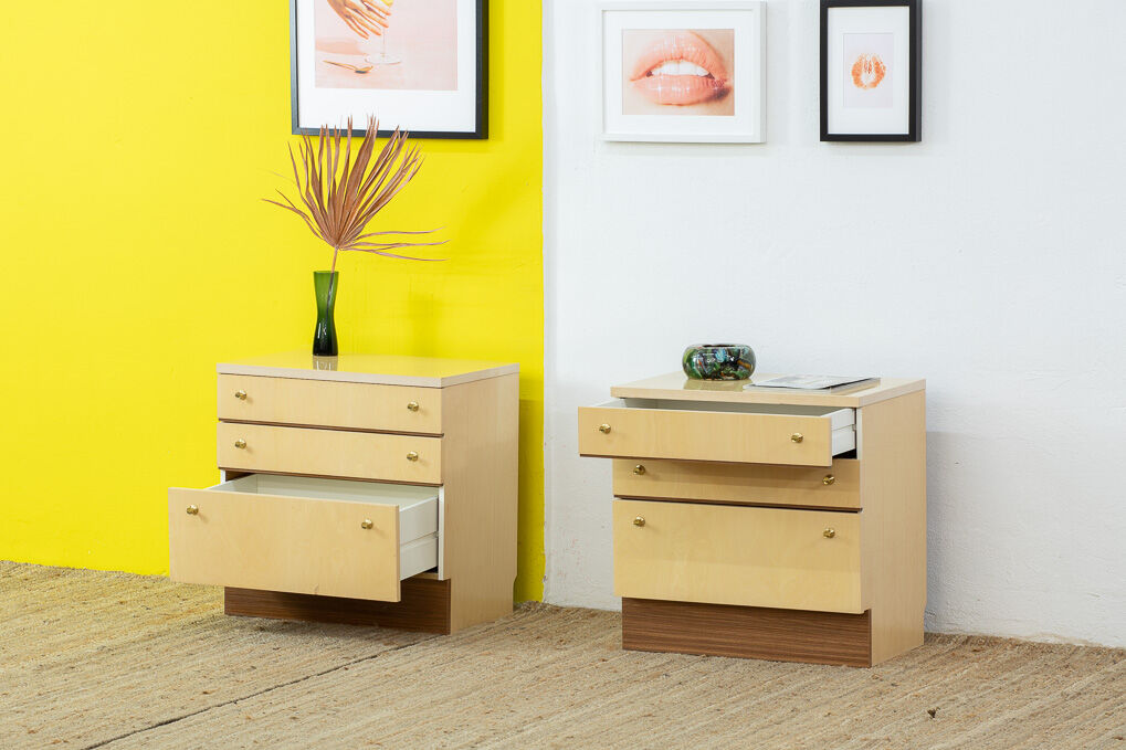 Paire de commodes scandinave vintage – 60 cm