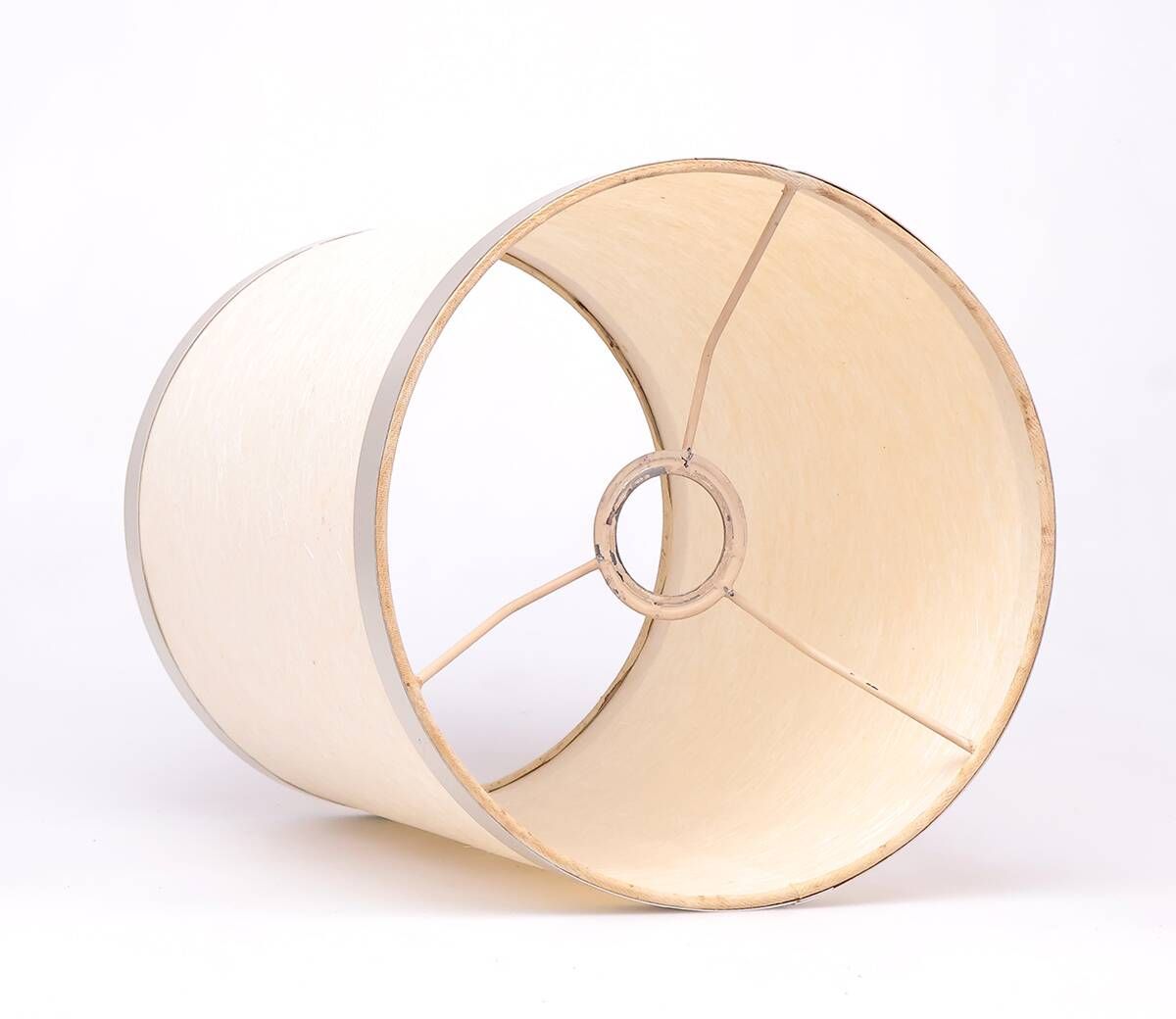 Lampe de table en céramique argentée vintage, années 1970