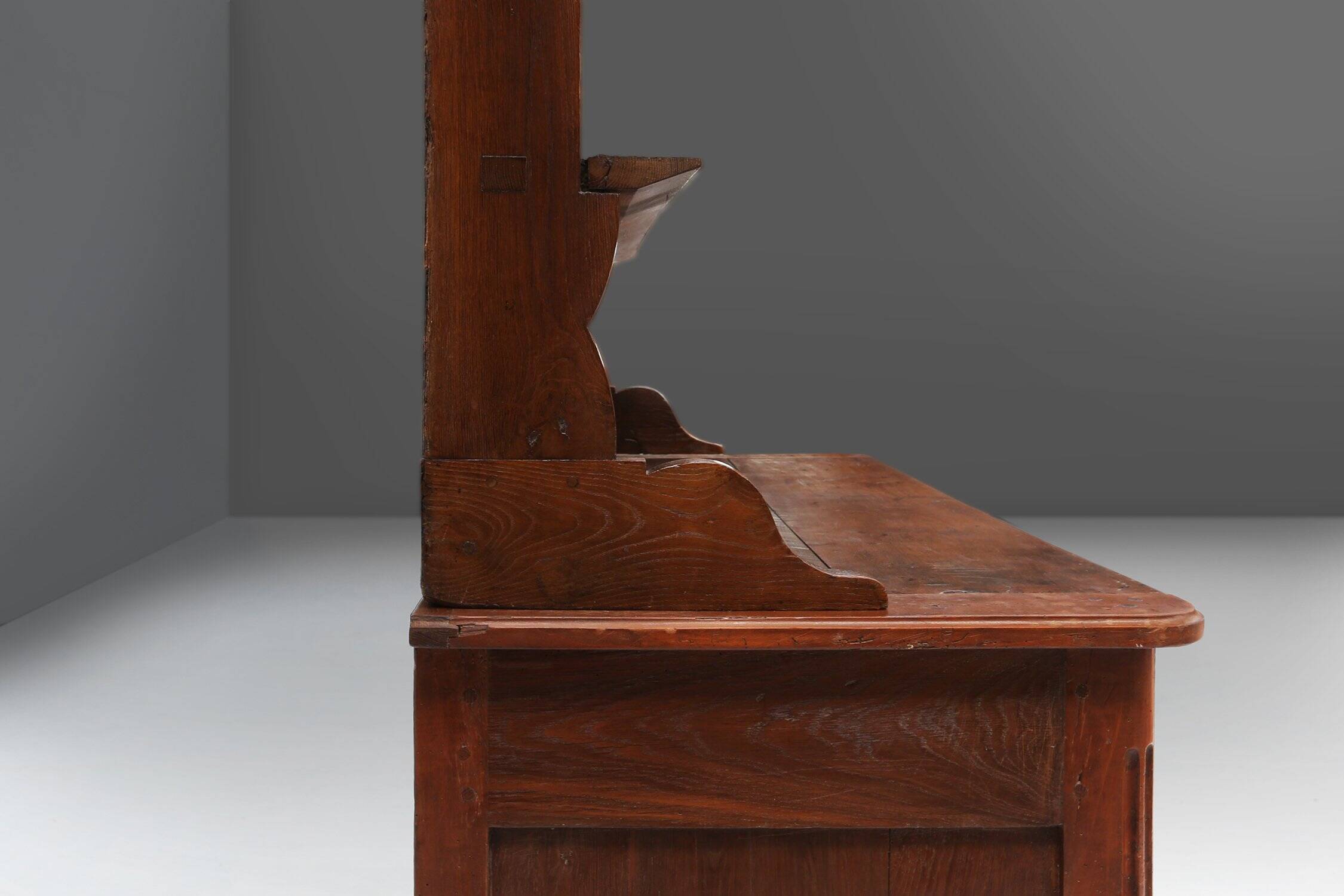 19th Century French Provencial walnut Cupboard, France